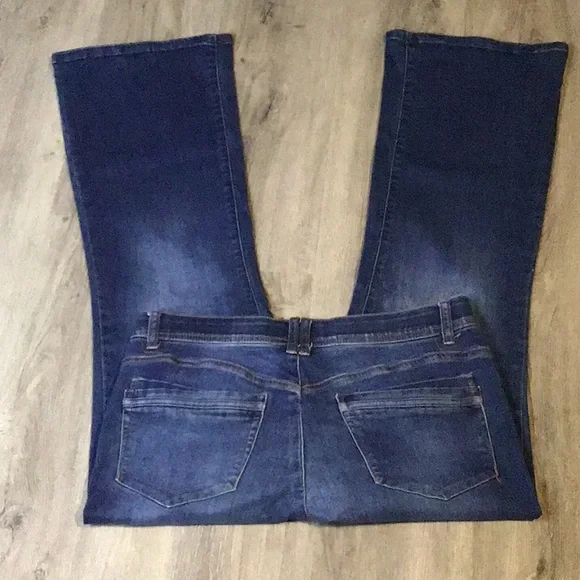 ♀️Democracy Absolution Denim Boot CutJeans Women’s 12 Stretch #502 - Picture 4 of 9